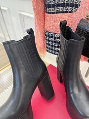 Fortok Valentino High Platform High-heel Boots Black - 3