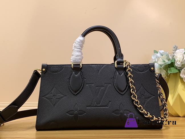 Fortok Louis Vuitton OnTheGo East West Bag Black M23640 25x13x10cm  - 1