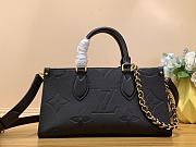Fortok Louis Vuitton OnTheGo East West Bag Black M23640 25x13x10cm  - 1
