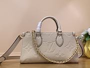 Fortok Louis Vuitton OnTheGo East West Bag Beige M23698 25x13x10cm  - 1