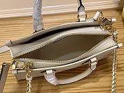 Fortok Louis Vuitton OnTheGo East West Bag Beige M23698 25x13x10cm  - 3