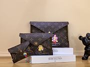 Fortok Louis Vuitton Kirigami Pochette Clutch M62034 15.5x11.5x0.5cm - 1