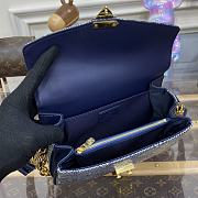 Fortok Louis Vuitton Pochette Métis East West Bag Blue M22834 21.5x13.5x6cm - 6
