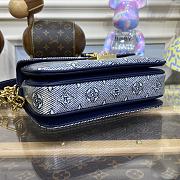 Fortok Louis Vuitton Pochette Métis East West Bag Blue M22834 21.5x13.5x6cm - 2
