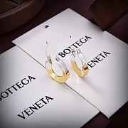 Fortok Bottega Veneta Gold and Silver Earrings - 6