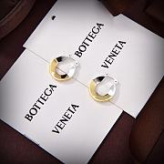 Fortok Bottega Veneta Gold and Silver Earrings - 3