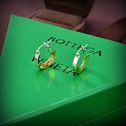 Fortok Bottega Veneta Gold and Silver Earrings - 2