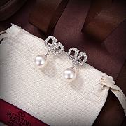 Fortok Valentino Diamond & Pearl Earrings - 1