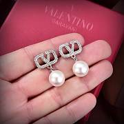 Fortok Valentino Diamond & Pearl Earrings - 5
