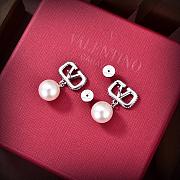 Fortok Valentino Diamond & Pearl Earrings - 4