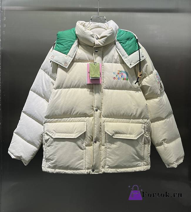 Fortok Gucci Fluffy Jacket White - 1