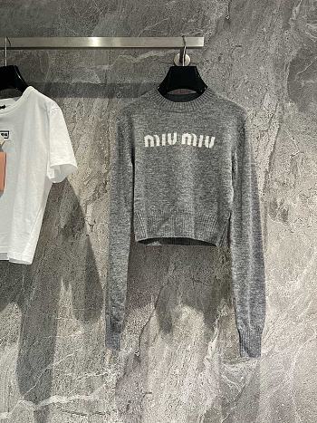 Fortok MiuMiu Grey High Waist Sweater