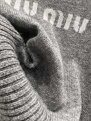 Fortok MiuMiu Grey High Waist Sweater - 3