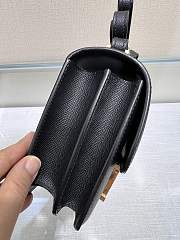 Fortok Hermes Constance Gold-tone Metal Bag in Black 18cm - 6