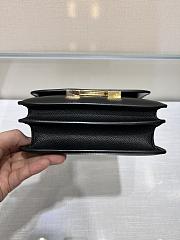 Fortok Hermes Constance Gold-tone Metal Bag in Black 18cm - 5