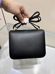 Fortok Hermes Constance Gold-tone Metal Bag in Black 18cm - 4