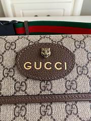 Fortok Gucci Neo Vintage GG Supreme Belt Bag 24x16cm - 4