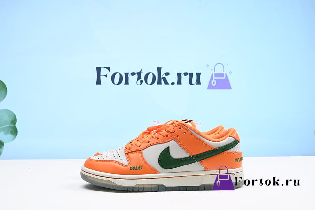 Fortok Nike Florida A University x Dunk Low 'Rattlers DR6188-800 Sneakers - 1