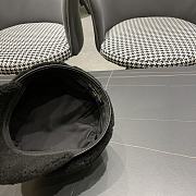 Fortok Louis Vuitton 215 Velvet Octagonal Hat Black - 3