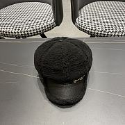 Fortok Louis Vuitton 215 Velvet Octagonal Hat Black - 6