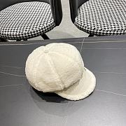 Fortok Louis Vuitton 215 Velvet Octagonal Hat White - 6