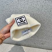 Fortok Chanel Beanie Fur Ball White - 6