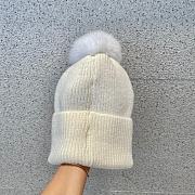Fortok Chanel Beanie Fur Ball White - 4