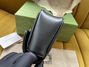 Fortok Gucci Black Marmont Chain Shoulder Bag Black Buckle 22x13x6cm - 6