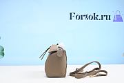 Fortok Loewe Small Puzzle Bag Taupe 18x8x12cm - 6