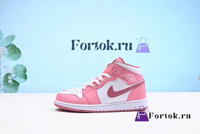 Fortok Nike Air Jordan 1 Mid GS ‘Valentine’s Day 2023’ DQ8423-616 Sneakers - 1