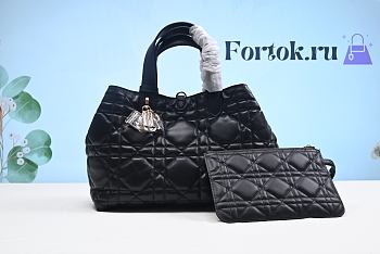 Fortok Dior Toujours Bag Black 28.5x19x21cm