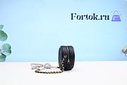 Chanel CC Filigree Grained Round Clutch with Chain Bag Black A1 - 4