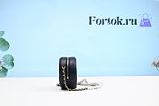 Chanel CC Filigree Grained Round Clutch with Chain Bag Black A1 - 3