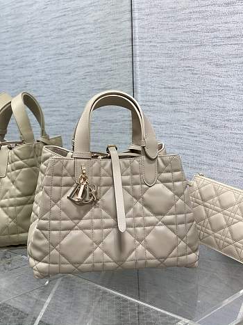 Fortok Dior Toujours Bag Beige 28.5x19x21cm