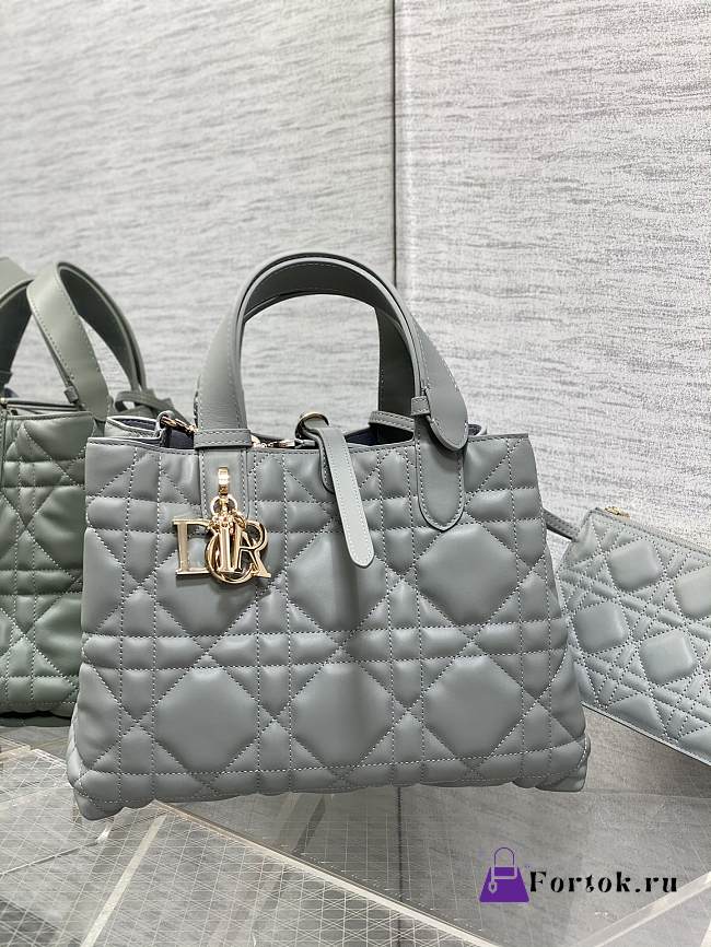 Fortok Dior Toujours Bag Grey 28.5x19x21cm - 1