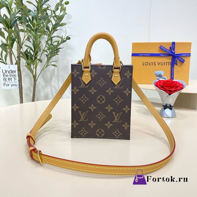 Fortok Louis Vuitton Petit Sac Plat Bag M81295 14x17x5cm - 1
