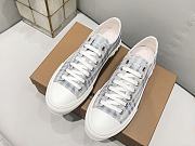 Fortok Burberry Vintage Check Cotton Sneakers Blue - 1