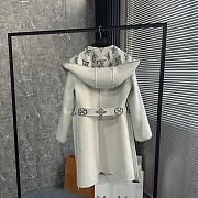 Fortok Louis Vuitton Wrap Coat in White - 2