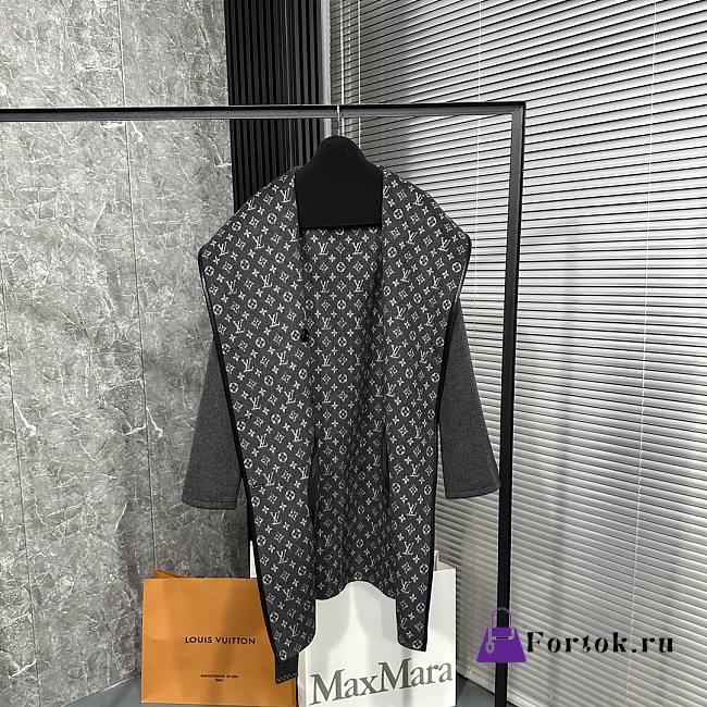Fortok Louis Vuitton Wrap Coat in Grey - 1