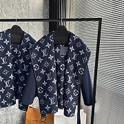 Fortok Louis Vuitton Wrap Coat in Dark Blue - 2