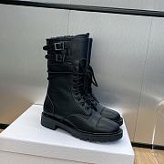 Fortok Dior D-Trap letter Logo Boots Black - 6