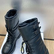 Fortok Dior D-Trap letter Logo Boots Black - 3