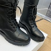 Fortok Dior D-Trap letter Logo Boots Black - 2