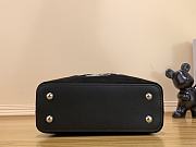 Fortok Louis Vuitton Capucines Mini Flower Crown Bag Black M23246 21x14x8cm - 5