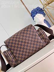 Fortok Louis Vuitton Damier Ebene Reporter Melville Bag M51126 20x30x12cm - 2