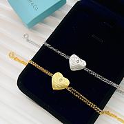 Fortok Tiffany & Co Heart Tag Double Layer Bracelet Gold/Silver  - 4