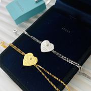 Fortok Tiffany & Co Heart Tag Double Layer Bracelet Gold/Silver  - 6