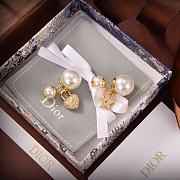 Fortok Dior Five-pointed Star Asymmetric Pearl Earrings - 4