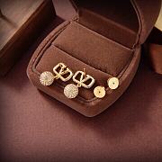 Fortok Valentino Gold Diamond Earrings - 5