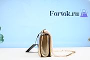 Dolce & Gabbana Nappa DG Girls Bag In Leather Gold 21x14.5x3cm - 5